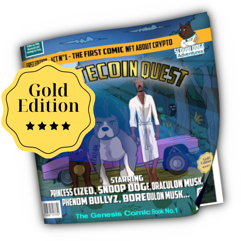 Gold limited comic book